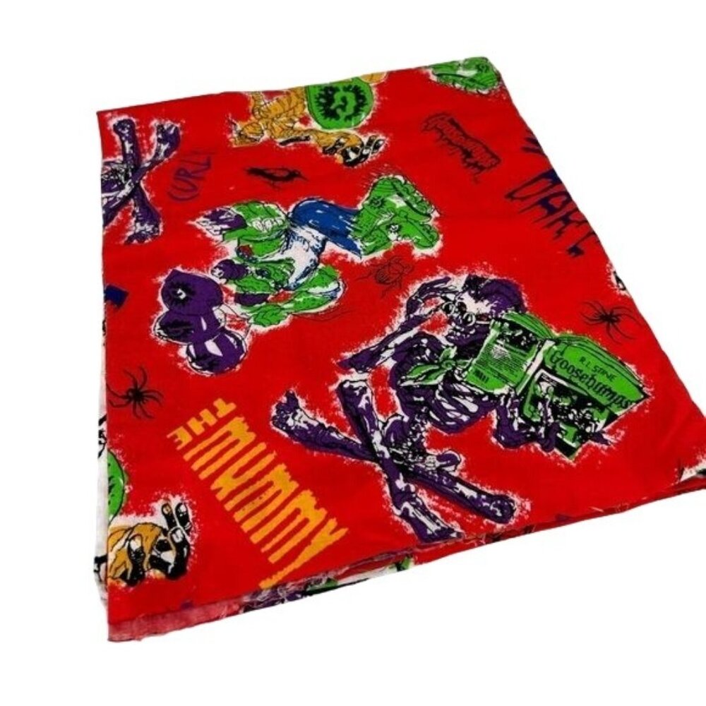 Goosebumps Vintage Fabric 1997 Parachute Press Read if you Dare Mummy Curly 52”
